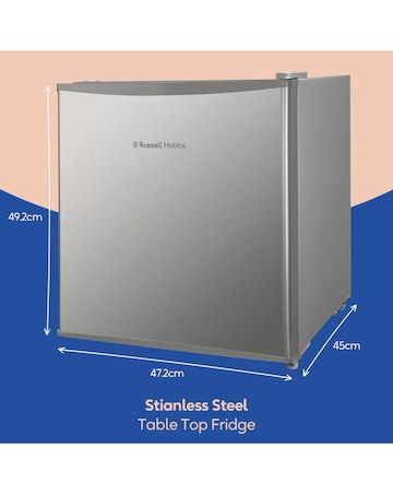 Russell Hobbs RHTTF0E1SS Table Top Fridge