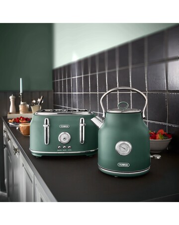 Tower Renaissance 1.7L Green Kettle
