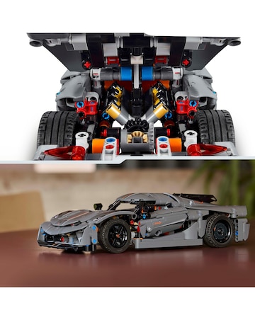 LEGO Technic Koenigsegg Jesko Absolut Grey Hypercar 42173
