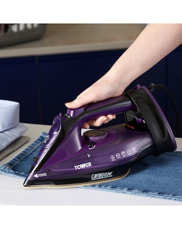 Tower T22008 2400W CeraGlide Corded and Cordless Turbo Steam Iron