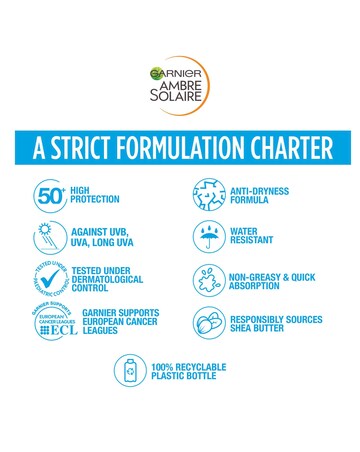 Garnier Ambre Solaire Hydrating Shea Butter Sun Protection Cream SPF50+ 200ml
