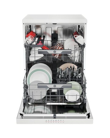 Hoover H-Dish 500 HF 4B7F0W-80 14 Place, Full Size WiFi Dishwasher - White