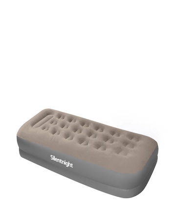 Silentnight Flocked Airbed with Electric Pump - Single
