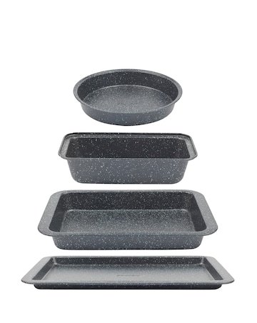 Salter Megastone 4 Piece Bakeware Set