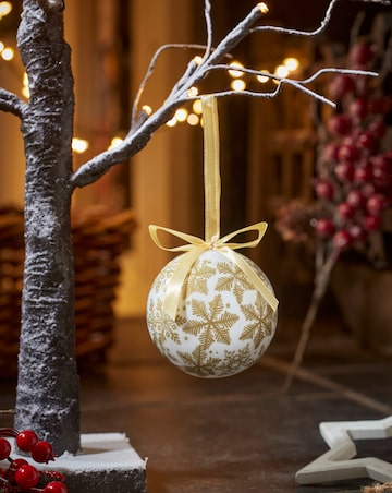 Three Kings Snowflake Baubles - Set of 14