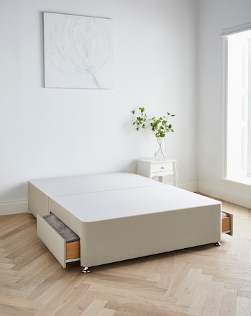 Silentnight 1000 Pocket Pillowtop Memory Divan Set with 2 Drawers