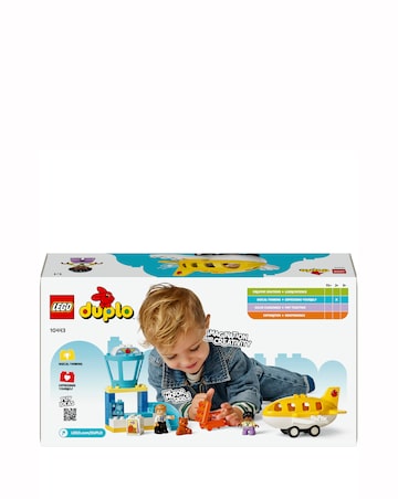 LEGO DUPLO Town First Time at the Airport Building Toy for Imaginary Play 10443