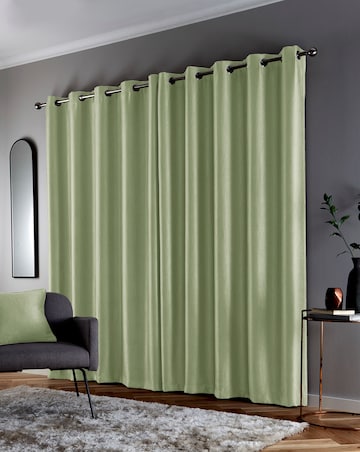 Goodwood Thermal Light Filtering Textured Embossed Eyelet Curtain