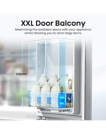 Hisense RQ5P470SMIE 80cm American 4 Door Fridge Freezer - Black