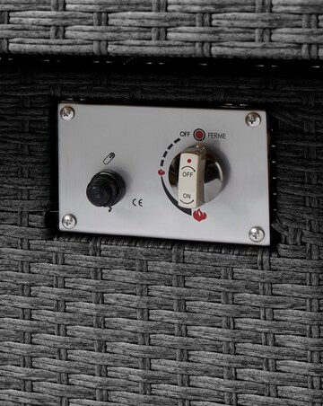 Amalfi Lounge Dining Set With Firepit