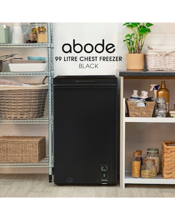 Abode A99CF0E1B Chest Freezer 99L - Black