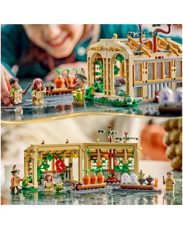 LEGO Harry Potter Hogwarts Castle: Herbology Class, Wizard Gift for Kids 76445