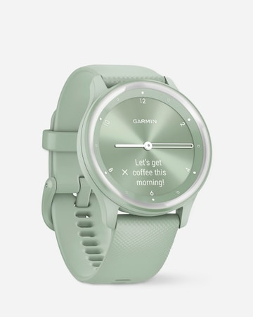 Garmin Vivomove Sport Smart Watch - Cool Mint with Silicone Band