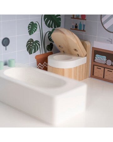 TP Owl & Fox Wooden Dolls House