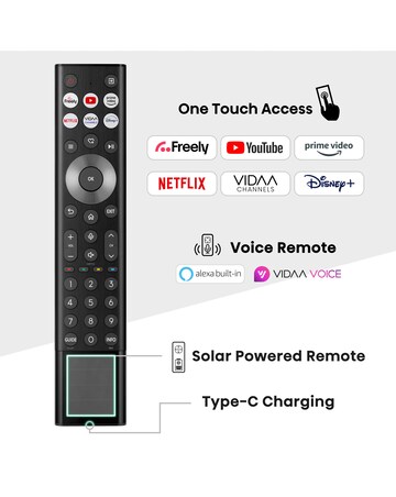 Hisense 55in 55U7NQTUK Smart 4K UHD HDR Mini-LED TV with Amazon Alexa