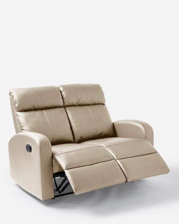 Ramsey Faux Leather Recliner 2 Seater Sofa