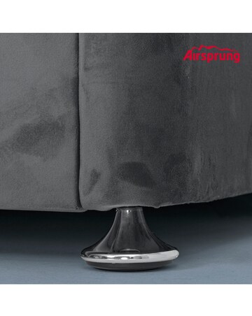 Airsprung Velvet Divan Base with 2 Drawers