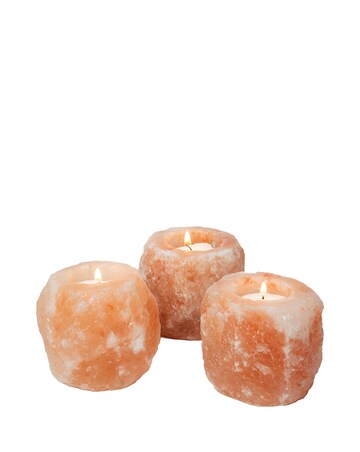 Set of 3 Himalyan Salt Light Holder