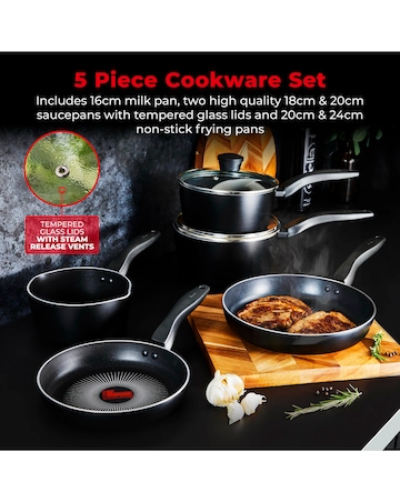 Tower Smart Start Gourmet 5 Piece Pan Set