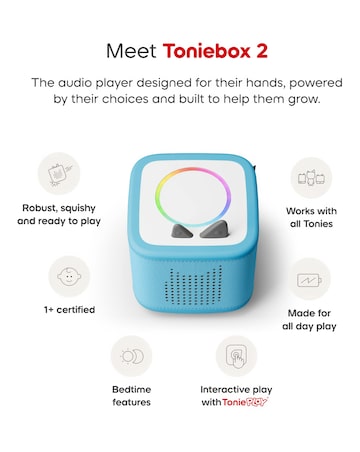 Tonies Sky Blue Toniebox 2 Play Set with PAW Patrol Chase Tonie