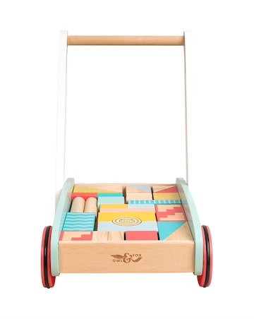 TP Owl & Fox Wooden Baby Walker