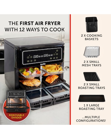 Breville VDF130 Halo Flexi Dual 11 Litre Air Fryer