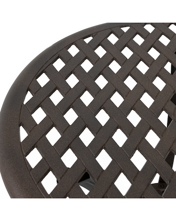 Charles Bentley Cast Aluminium 3 Piece Bistro Set