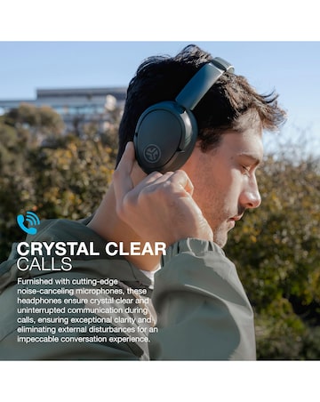 JLab JBuds Lux Active Noise Cancelling Over-Ear Headphones - Sage