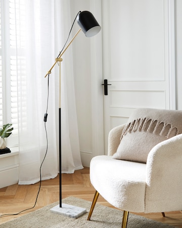Emery Marble Base Floor Lamp