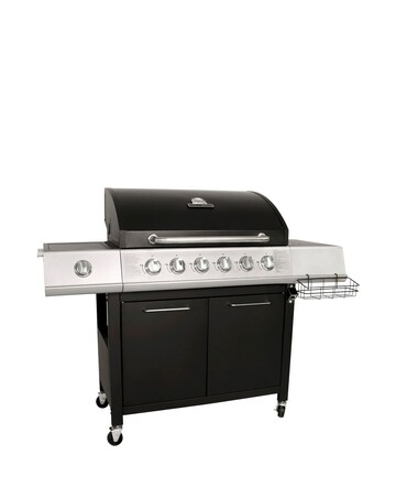 Charles Bentley 6 Burner Gas BBQ with Side Burner Bundle
