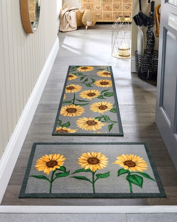 My Mat Nylon Indoor Pattern My Sunflowers Runner