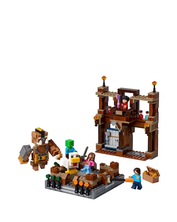 LEGO Minecraft Woodland Mansion Fighting Ring Gamer Toy with Mob Figures 21272