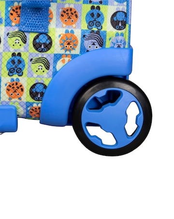 IT Luggage Curiosity Kids Underseat Suitcase - Blue Minimals