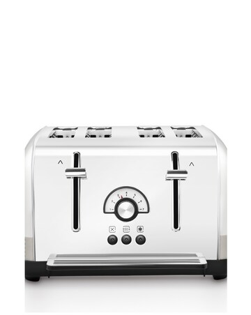 Morphy Richards 240333 Venture Retro Stainless Steel 4 Slice Toaster