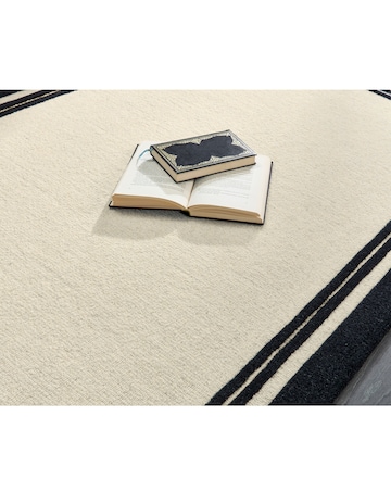 Piper Border Woollen Rug