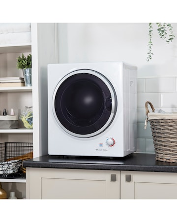 Russell Hobbs RH3VTD800 2.5kg Compact Vented Tumble Dryer - White