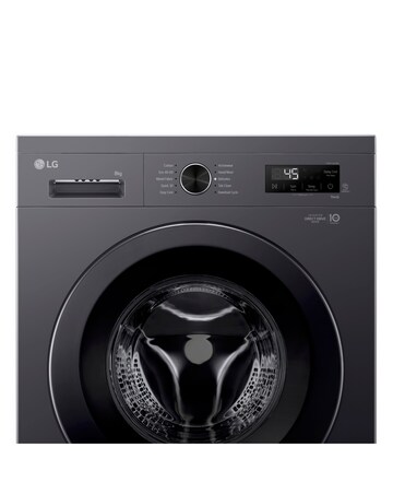 LG X10 Series Direct Drive F4X1008NMK 8kg Washing Machine - Slate Grey