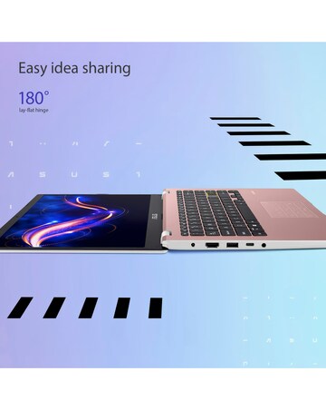 ASUS E410 14in FHD Intel Celeron 4GB 128GB Laptop - Pink