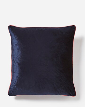 Millie Embroidered Floral Velvet Cushion