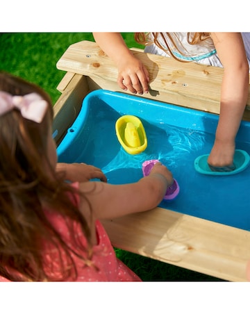 Tp Deluxe Wooden Picnic Table Sandpit