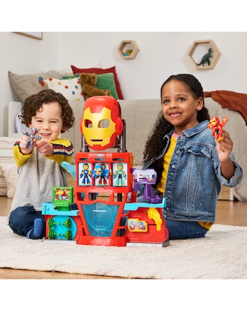 Marvel Iron Man and His Awesome Friends Playset Iron Quarters