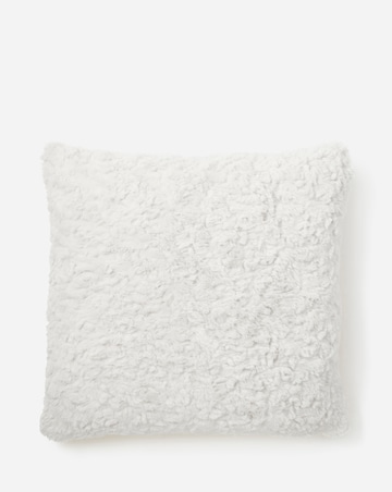 Textured Faux Fur Cushion