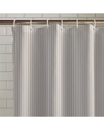 Catherine Lansfield Timeless Stripe Shower Curtain