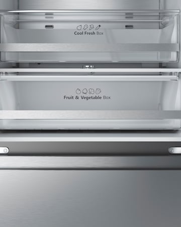 Hisense RF632N4WIE Fridge Freezer - Stainless Steel E Rated