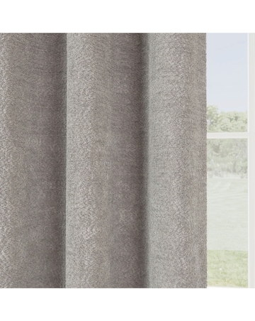 Royal Luxury Boucle Lined Eyelet Curtains
