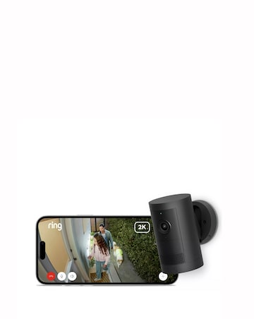 Ring Outdoor Camera Plus Battery - Black