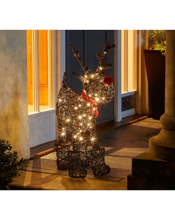 Three Kings Sparkly Rudolph