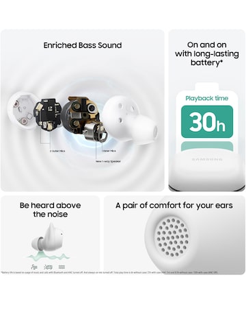 Samsung Galaxy Buds FE Wireless Earbuds - Graphite