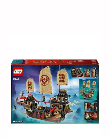 LEGO NINJAGO The Temple Bounty Ship Toy Building Kit with 6 Minifigures 71848