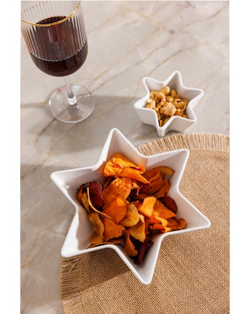 Mikasa Set of 2 Star Bowls